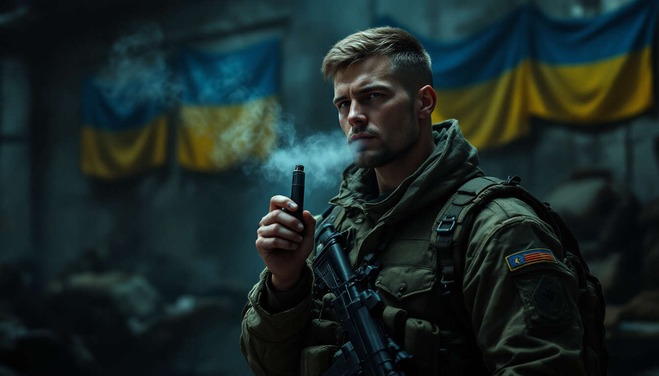 Comment la cigarette électronique aide l'armée ukrainienne ?