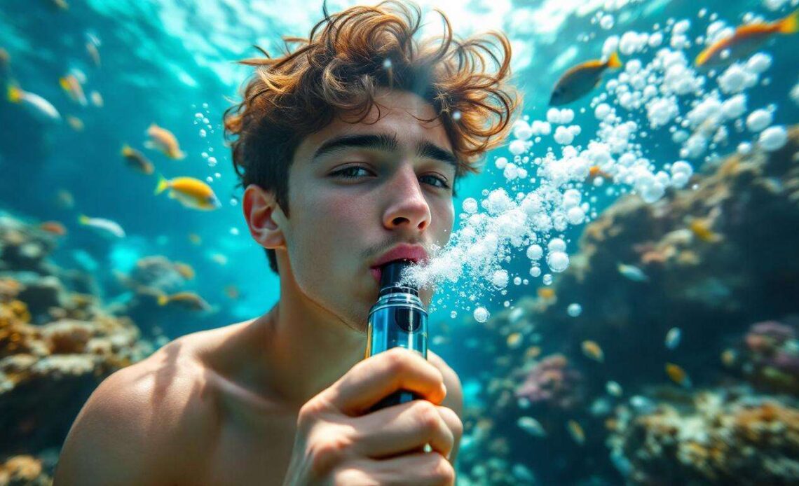 Est-il possible de vapoter sous l'eau ?