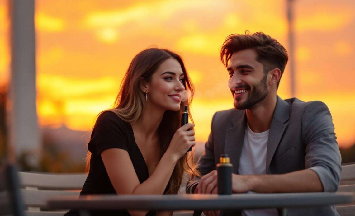 Vapoter lors d'un rendez-vous : est-ce séduisant ?