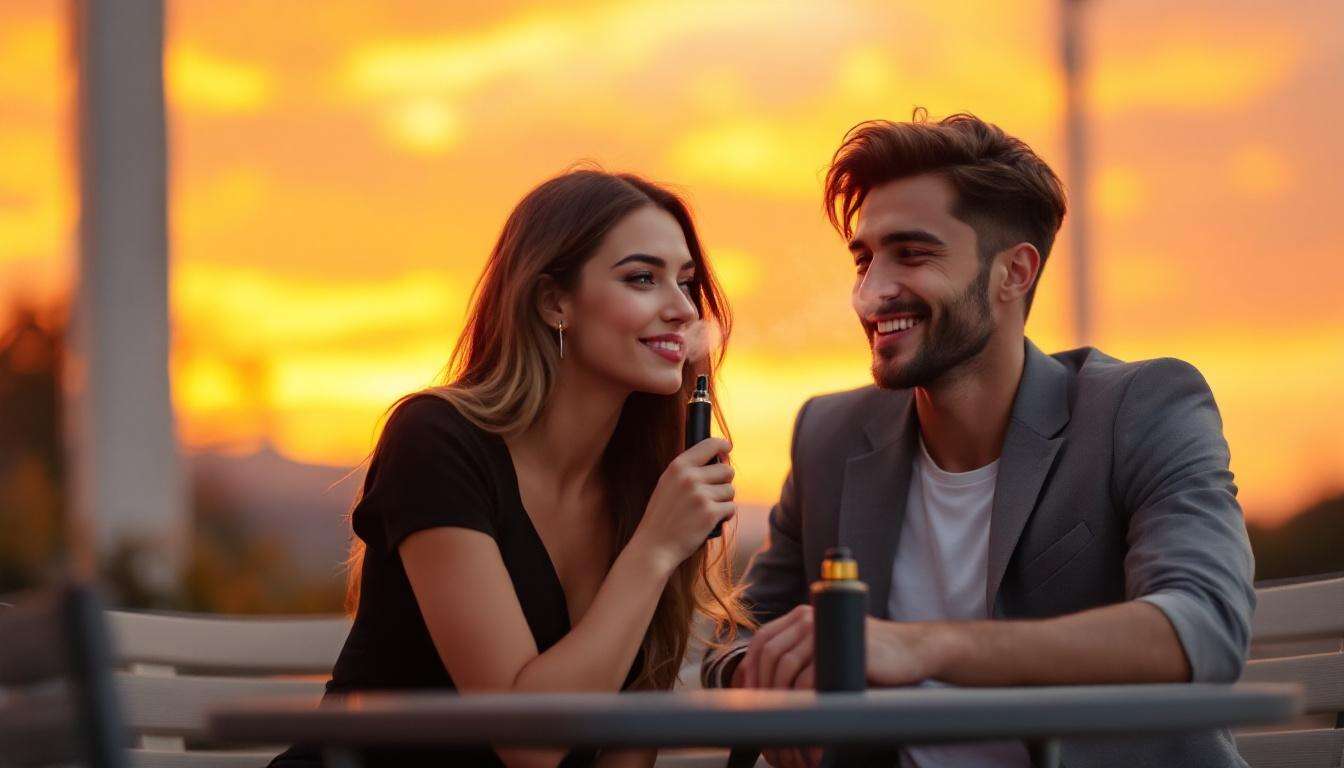 Vapoter lors d'un rendez-vous : est-ce séduisant ?